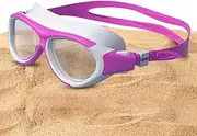 Swimming Goggles | Swim Goggles Anti-Fog Protection - Leak-Proof Adjustable Clear Vision Pool Glasses for Beach Training Diving Sports Outdoor Adults Activities Snorkeling Women