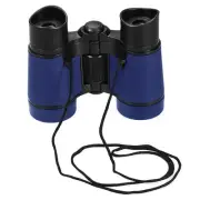 Toy Binoculars 4X30 Compact Foldable Binoculars Dark Blue with Neck Strap
