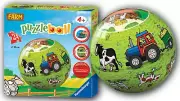 Farm 3D Puzzleball 24pc (Ravensburger, 2011, Ages 4-6) New/Sealed!