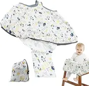 Baby Shopping Cart Cover | Grocery Cart Sleeve for Baby,Dining Chair Guard Portable for Boys Girls, Stroller Protective Sleeve