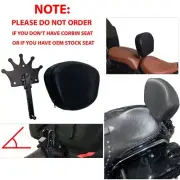Adjustable Removable Driver Back Rest Backrest Pad Kit for Corbin Seats - Crown
