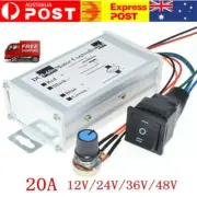 Reversible DC Motor Speed Controller Driver Controls 9V-60V 12V 24V 36V 48V 60 V