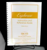 Baby Lock Euphoria BLC4 Sewing Machine Printed Manual Instructions COIL Bound