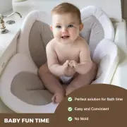Baby Bath Soft Plush Cushion 0-12.Month. Easy Storage. Easy Storage And Travel.