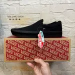 THEONESHOP VANS COMFYCUSH SLIP ON 懶人鞋 輕量 黑色 全黑 VN0A3WMDVND