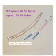 2Set 330mm LED Backlight Strip Kit,Update 7''-15.4'' CCFL Laptop Monitor To LED