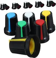 MAGICLULU 50pcs Guitar Potentiometer Knob Caps Volume Control Knobs for Electric Guitar Inner Replacement Parts