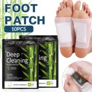 60x Detox Foot Patches Pads Body Toxins Feet Slimming Cleansing Herbal New A++