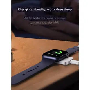 適用于蘋果applewatch手表充電器Lightning接口iwatch無線磁吸快充頭type-c充電線s9/s8ultra/s7便攜支架底座