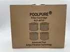 POOLPURE Type VI SPA and Hot Tub Filter Replaces 90352E, Lay-Z Spa, Set of 4