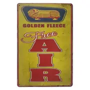 Golden Fleece Free Air Tin Sign 30x20cm