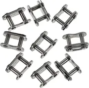 CHICAMPERA 10pcs Thickened Chain Link Tools for Motorcycles Secure Roller Chain Joint Connectors for Bikes Versatile and Stable