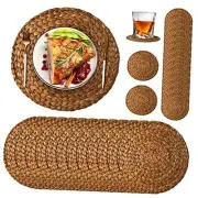 200 Disposable Paper Placemats and Coasters Set Summer Hawaiian Luau Placemat