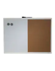 [KG] Quartet 58x43cm Magnetic Combination White Board Cork/Memo/Note Wall Mountable