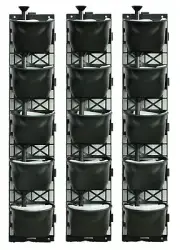 Vertical Garden Kit Wall Hanging Flowers Gardening plants herbs pots planters x3