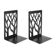 Metal Bookends For Heavy Books - Book Ends,bookends For Shelves,bookend Supports On Office Desk,boo black