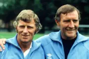 1979 Manchester City managerial team Tony Book and Malcom Allison Old Photo