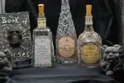Halloween Witch Potion Bottle Prop Spooktacular Party Decor Set of 3 Full Size