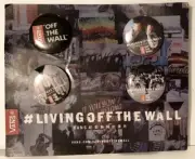 VANS #Living off the Wall Set of 4 Pins Badges Brand New Still on Original Card.