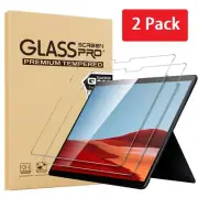 2 Pack-Tempered Glass Screen Protector For Microsoft Surface Pro 11/10/9/8/7/6/X