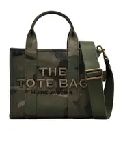 Marc Jacobs The Camo Jacquard Small Tote Bag One size Black
