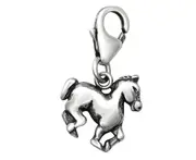 Sterling Silver Horse Clip on Charm