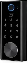 eufy Security E130 Smart Lock Touch, Fingerprint Keyless Entry Door Lock, Bluetooth Electronic Deadbolt, Touchscreen Keypad, IP65 Weatherproofing, Compatible with Wi-Fi Bridge