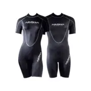 Akona Women's 3mm Shorty Wetsuit Spring Suit for Snorkeling Scuba Diving Surfing