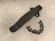 Titanium Deep Pocket Clip & Screw Set For Benchmade Osborne 940-1 940-2 Knife