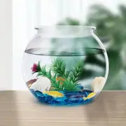 New 21cm Fish Bowl Unbreakable For Fish Shrimp Snail Tank Aquarium