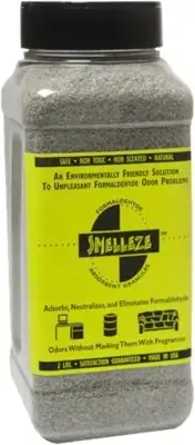 SMELLEZE Natural Formaldehyde Spill Remover & Odor Eliminator Granules: 2 lb.