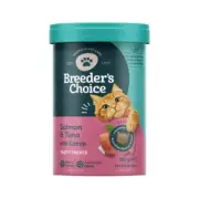 Breeder's Choice Tasty Treats Salmon & Tuna with Catnip 120g