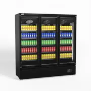 AG Equipment AG Supermarket Three Glass Doors Upright Display Fridge - 1539 Litre - Commercial Drink Fridges (AG-CSB1500) - CSB1500-AG