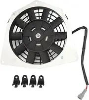 Radiator Fan, Cooling Outlet Engine Fan Assembly, Compatible with Raptor 700 700R 2006 to 2012, Radiator Cooling Fan Replacement 1 12405 00 00