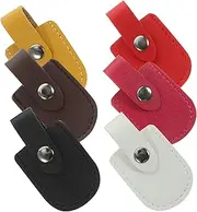 TEHAUX Nail Clippers Covers Cuticle Scissor Nippers Pu Sleeves Set for Nail Salon Use