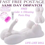 Shemale Sex Toy Doll Realistic Ass Balls Adult Life-Like Male White Gay Trans AU