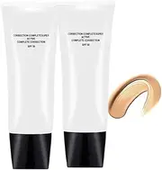 Cc Cream Self Adjusting for Mature Skin, face sunscreen and foundation Concealer brightens,Skin Tone Adjusting Cc Cream