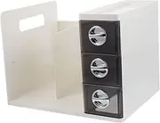 SECFOU Magazine Desktop Organizer Rack Hips Document Storage Stand Simple Assembly Book Holder for Home Office Efficient File Management