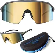 QOOL TIMES Living out your Polarized Wrap Around shield cycling Sunglasses Men Women Golfing ski Triathlon Volleyball Running Baseball 118