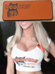 ~NEW~ HOOTERS Girl Blank Tag Pin Engrave Customize Personalize YOUR NAME TAG