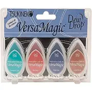 Tsukineko VersaMagic Dew Drop Inkpad of All Kinds, 4-Pack, Southwest