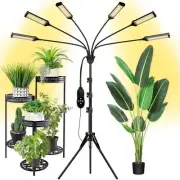 Full Spectrum LED Grow Light with Adjustable Stand Timer & 10 Brightness Levels