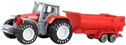 Abbraccia Tractor Playset for Kids, Farming Vehicle with Push and Go Feature for Ages 3+, red