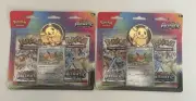 Pokemon TCG: Prismatic Evolutions 2 Pack Blister + Eevee Promo & Coin X2 -NEW