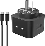 USB Type C PD Wall Charger 35W Dual USB-C Ports Fast Power Delivery Enabled Charging for MacBook Pro 13″,iPhone 12, 12 Pro, 12 Pro Max, Mini, iPad Pro, Galaxy, and More