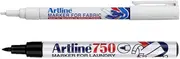 Artline Black Laundry Marker and White Fabric Marker (Twin Pack)