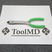 Snap-on Tools USA NEW GREEN Soft Grip 7" Long Mini Diagonal Cutters 808CF