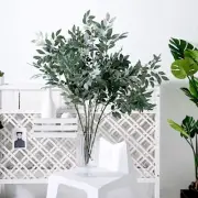 2 Dark Frosted Green 42" ARTIFICIAL Honey Locust LEAVES Sprays Stems Party Home