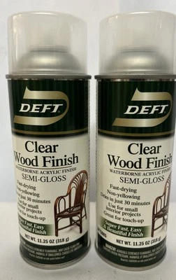 Deft Wood Clear Finish Semi-Gloss 037125108137￼