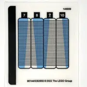 LEGO STICKER SHEET #2 40519 New York Postcard Decals Stickers Creator N.Y.